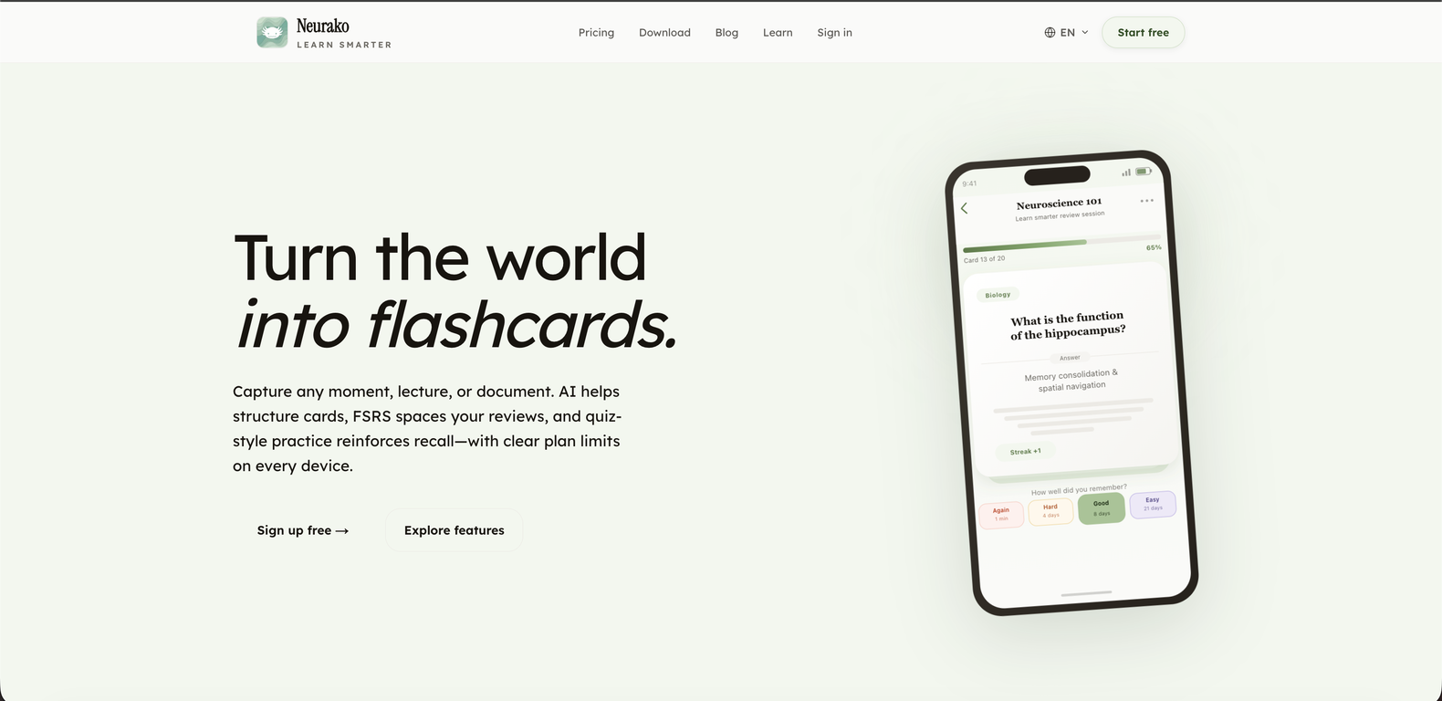 Neurako website