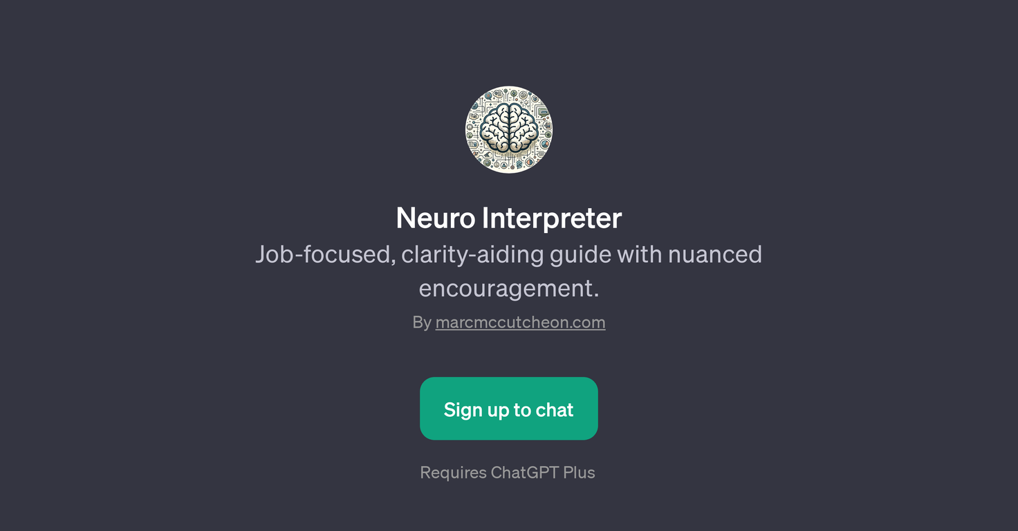 Neuro Interpreter website