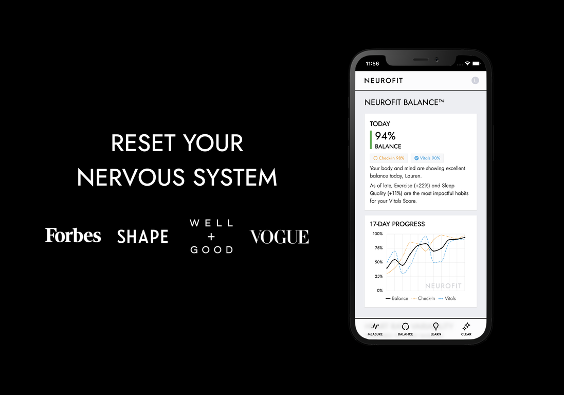 NEUROFIT App: Vagus Nerve Reset website