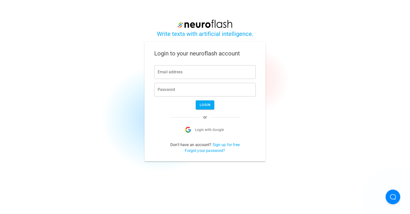 Neuroflash website