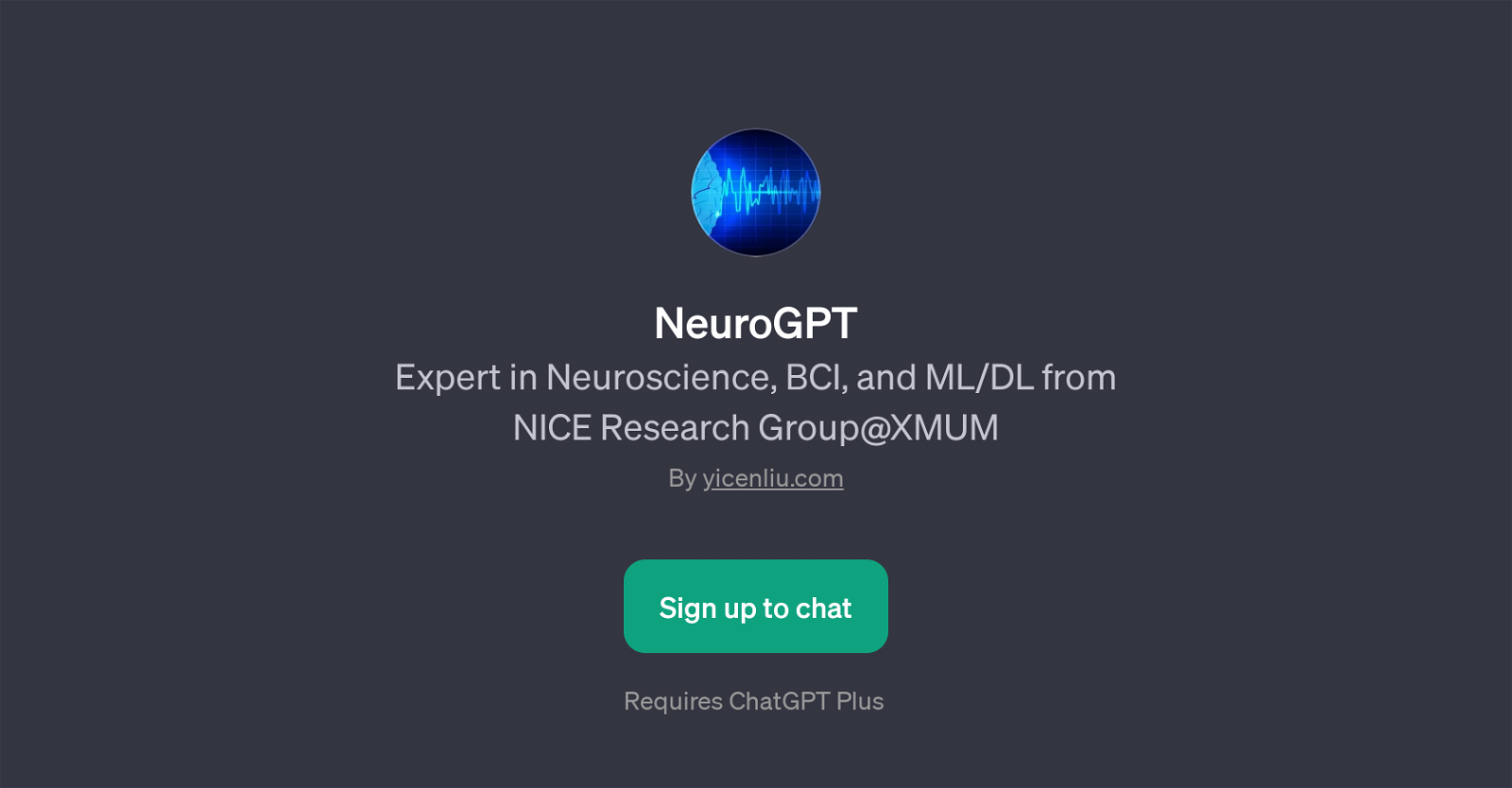 NeuroGPT website