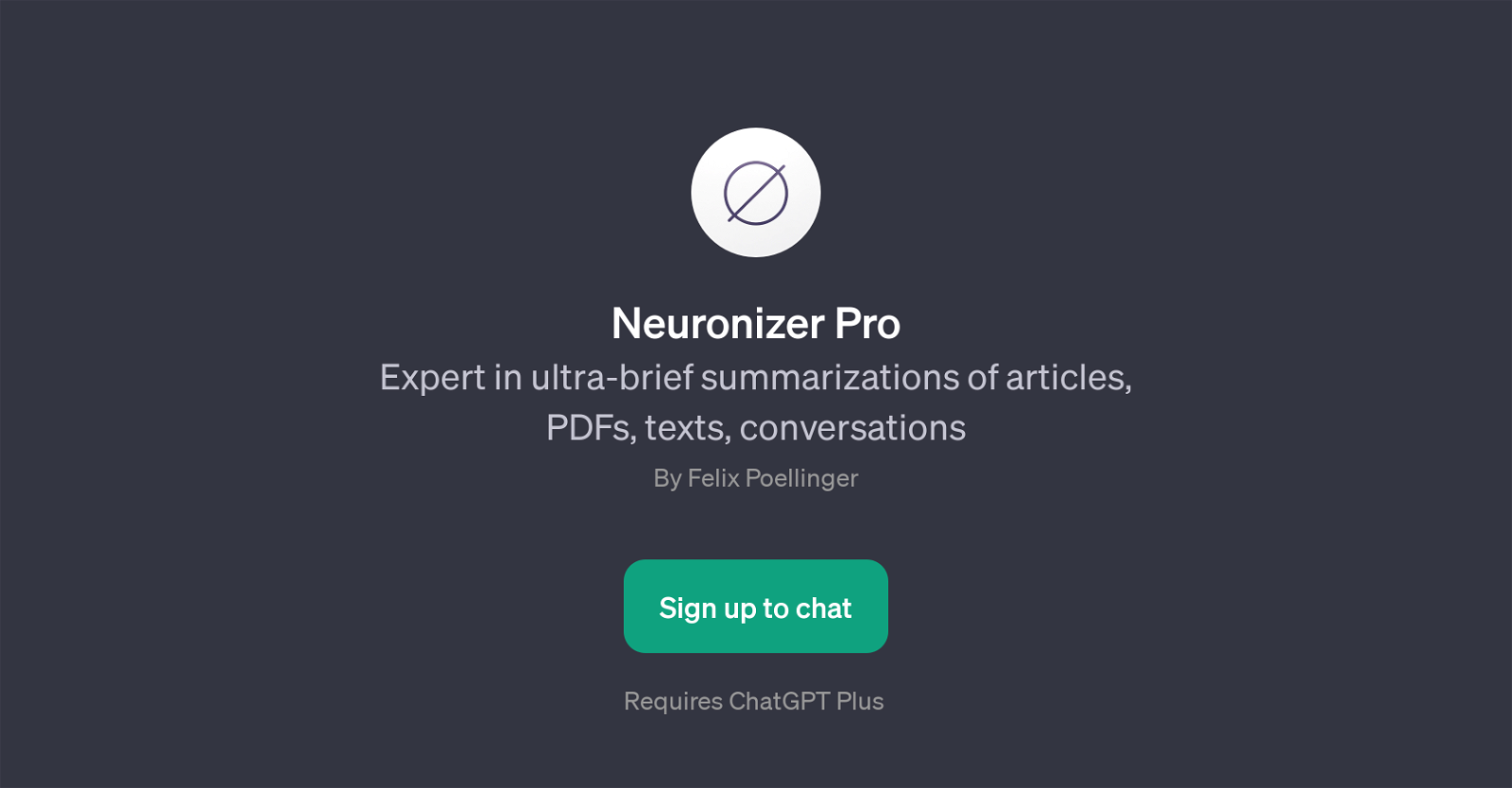 Neuronizer Pro website