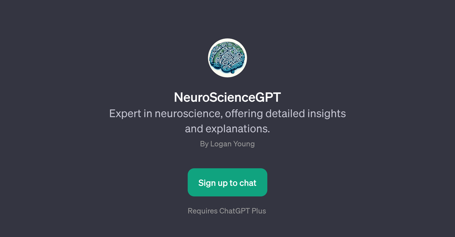 NeuroScienceGPT website