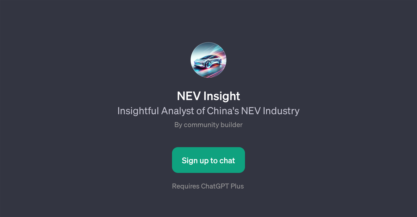 NEV Insight website