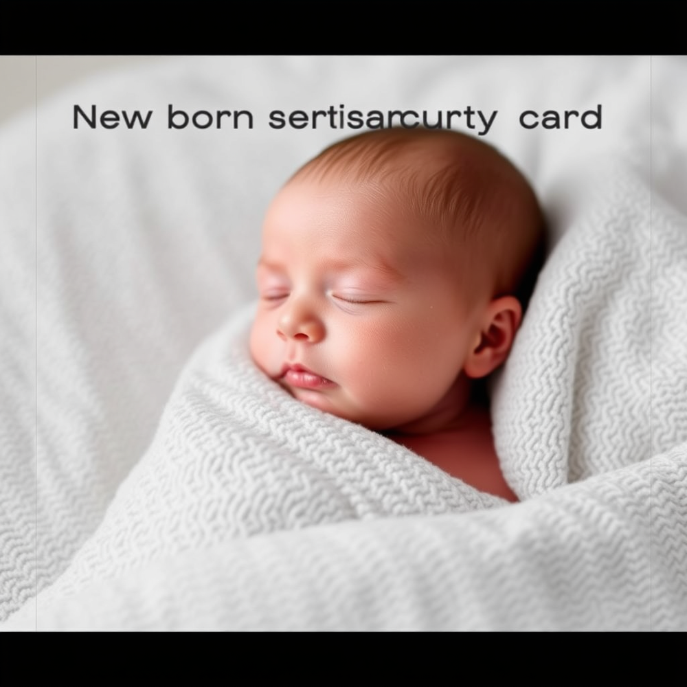 New born social security card website
