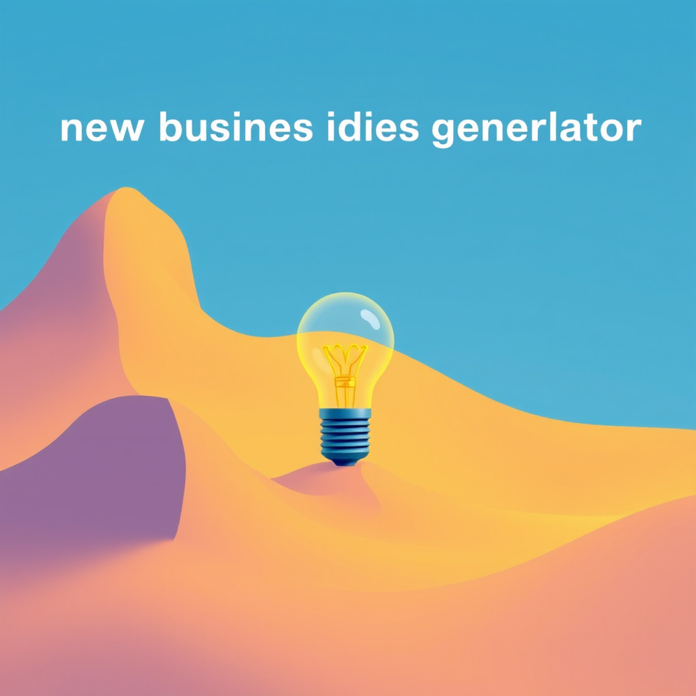 New business idea generator website