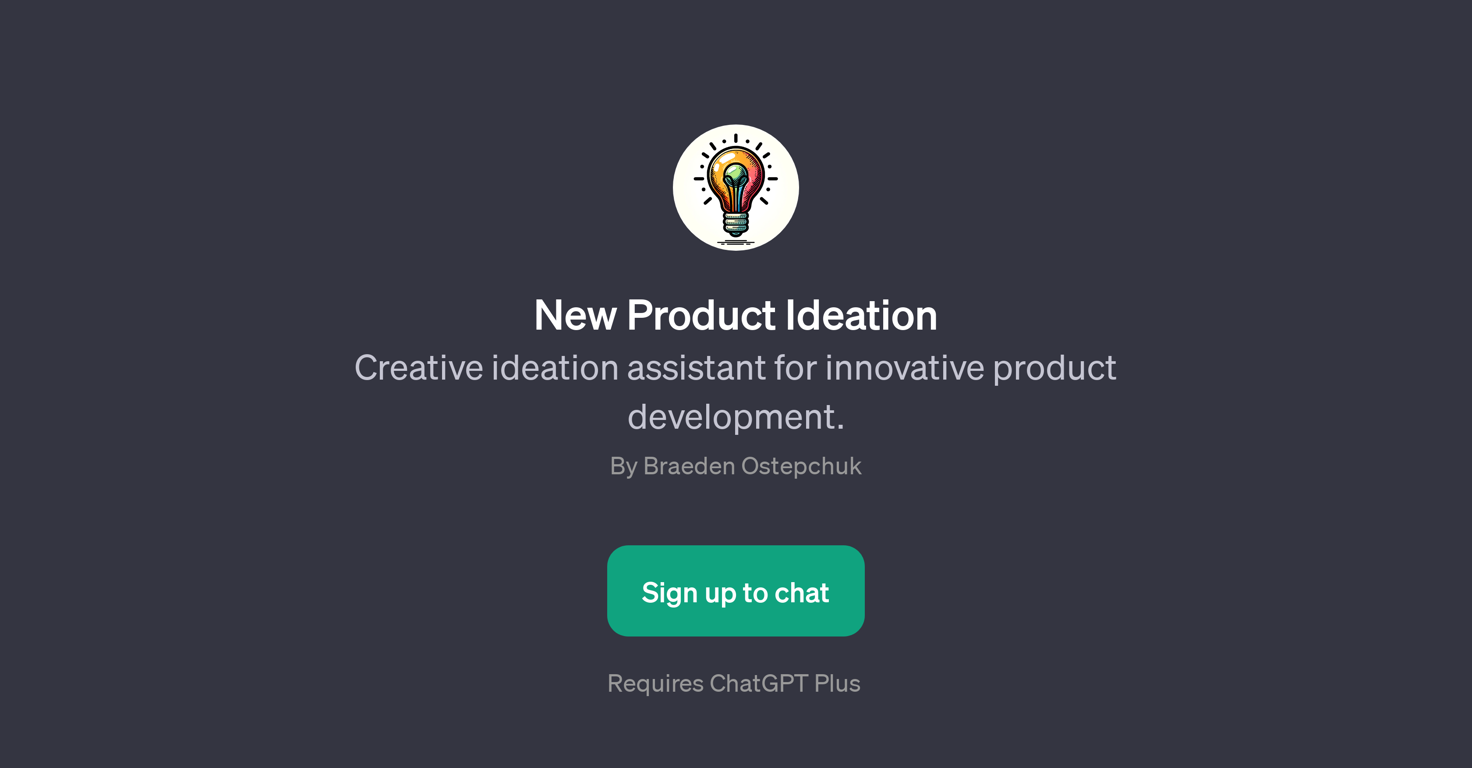 New Product Ideation website