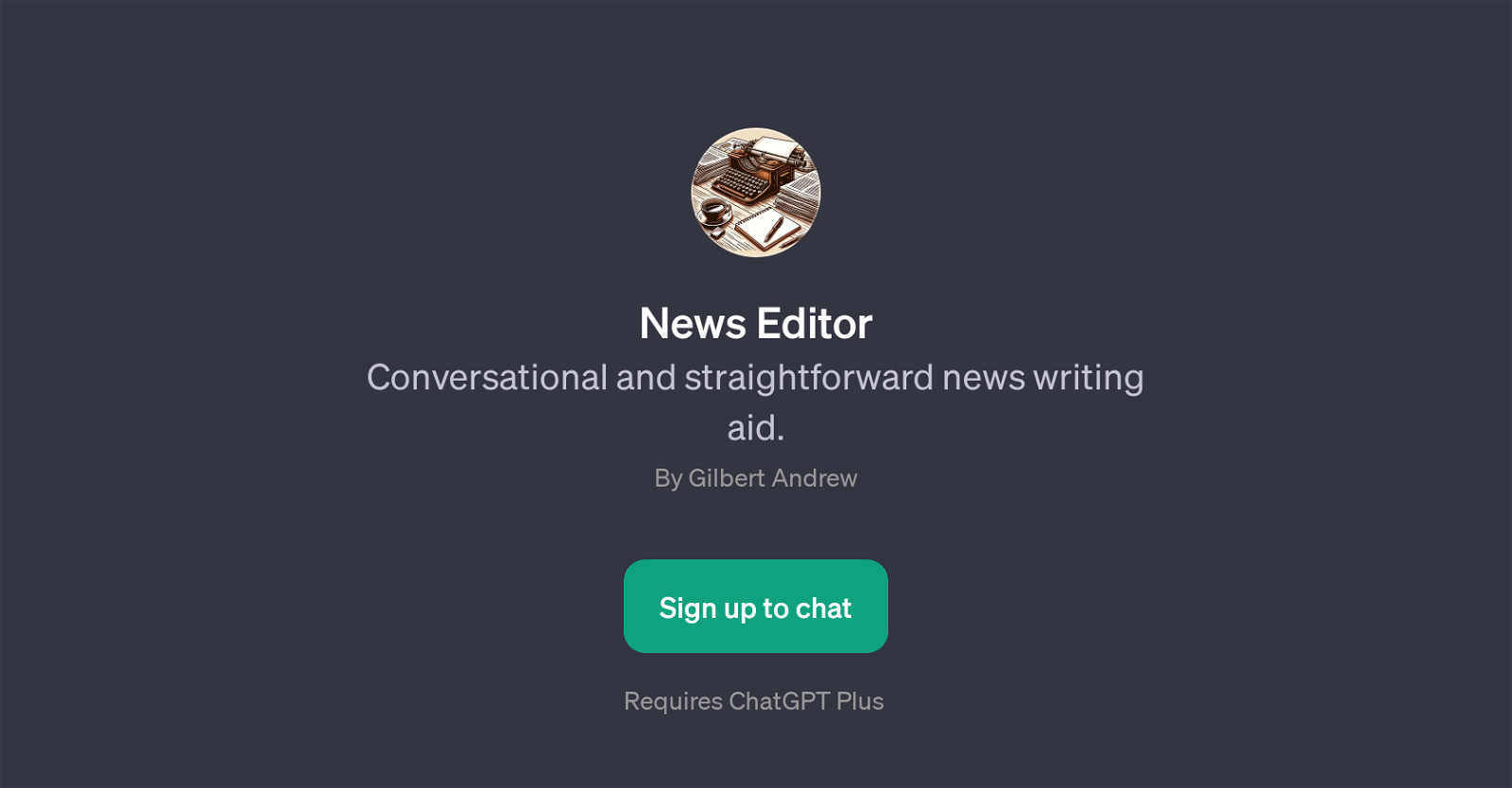 News Editor website