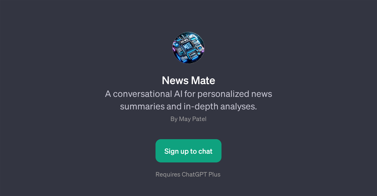 News Mate website