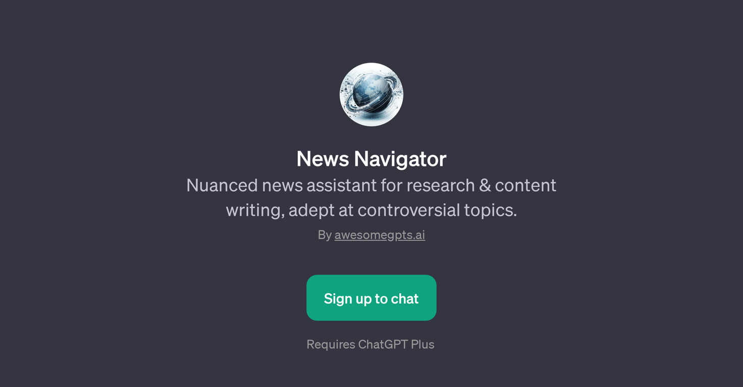 News Navigator website