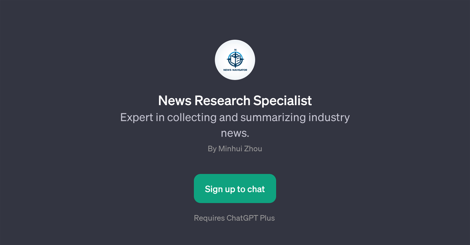 News Research Specialist website