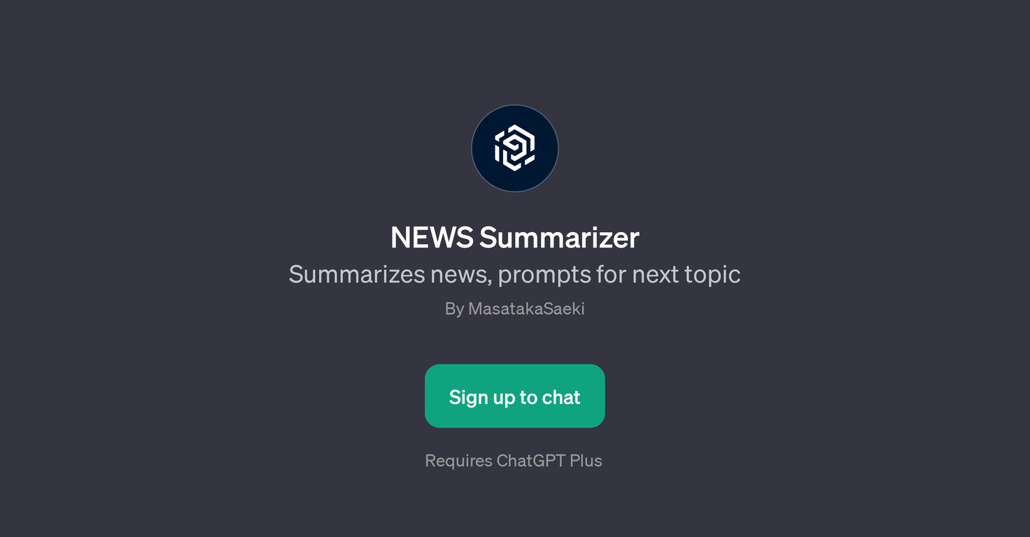 NEWS Summarizer website