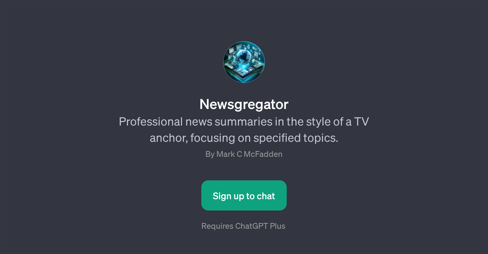 Newsgregator website