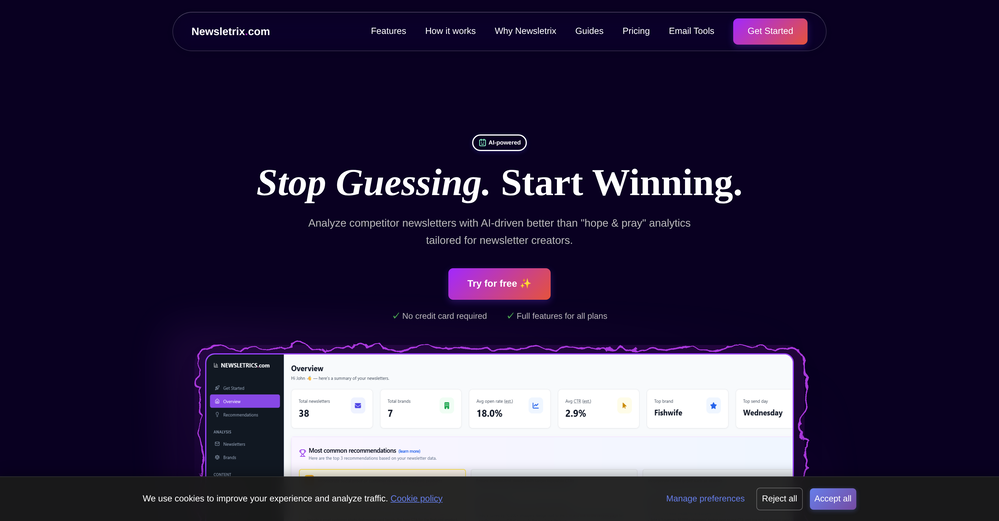 Newsletrix website
