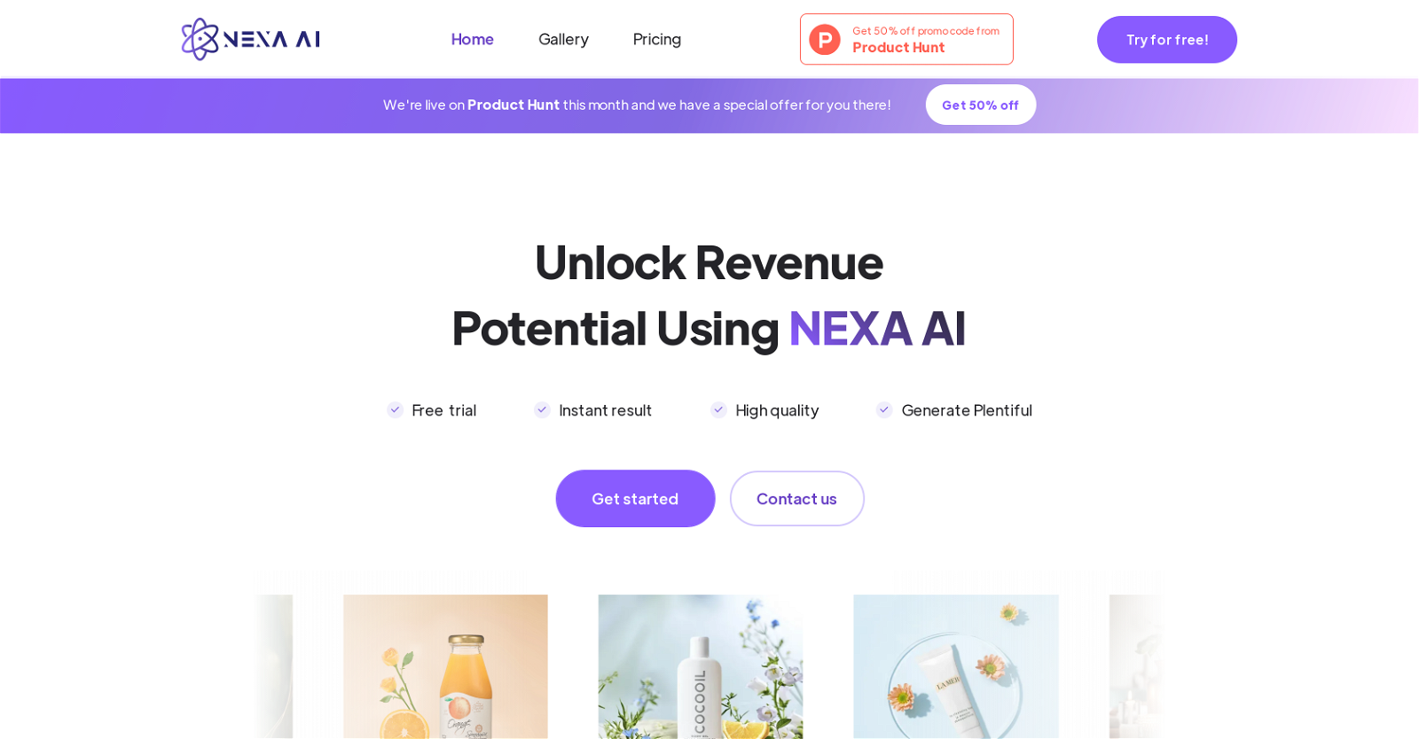 Nexa4AI website