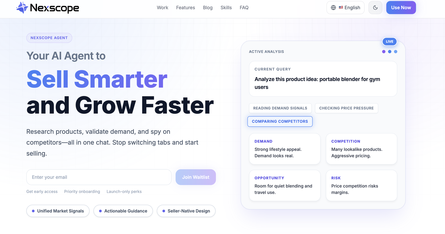 NexScope website