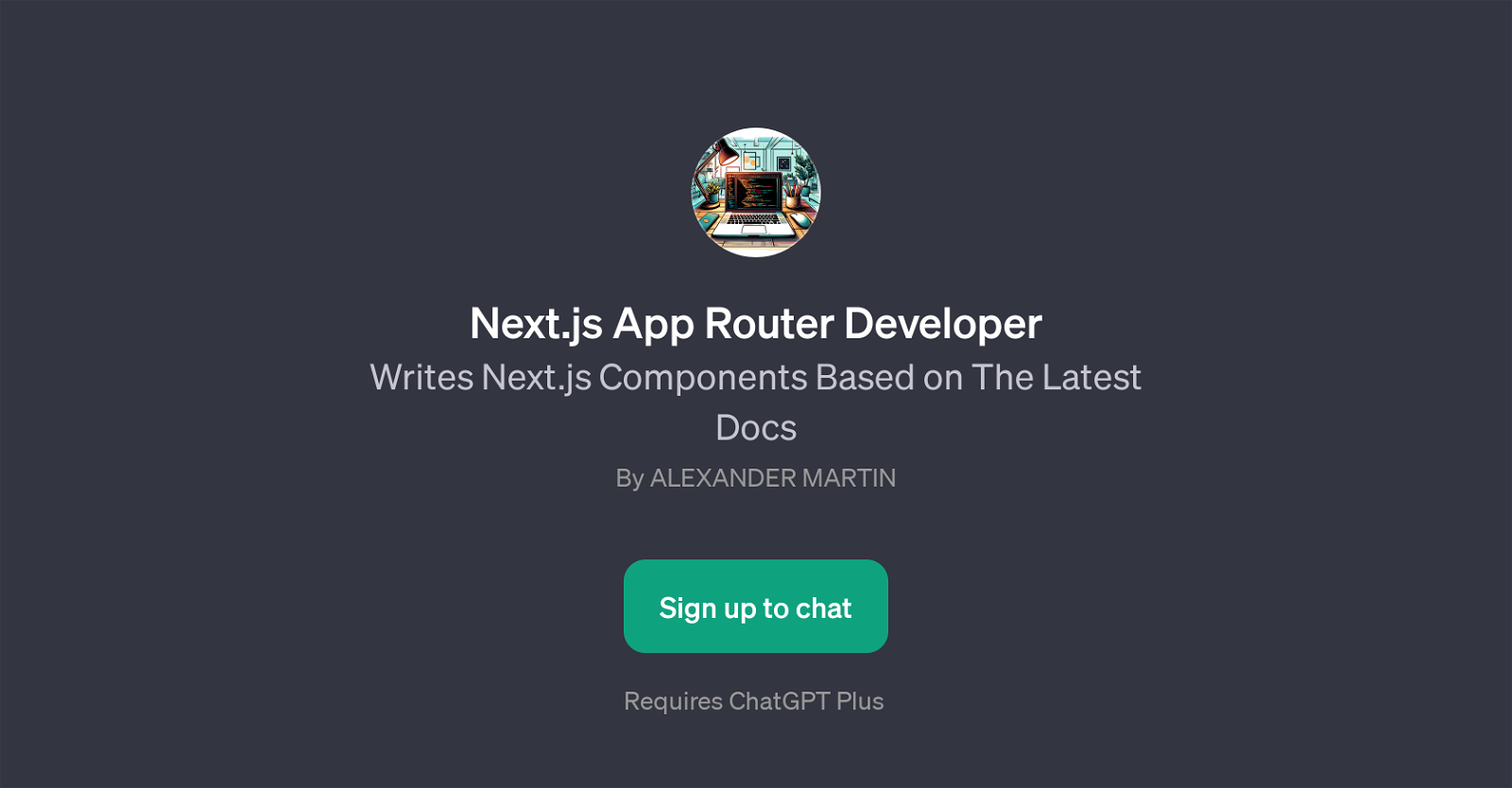 Next.js App Router Developer website
