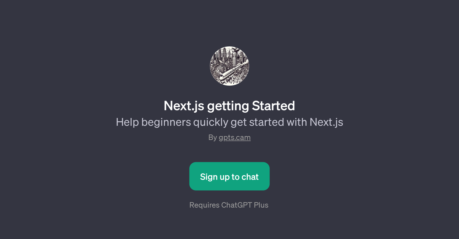 Next.js getting Started website