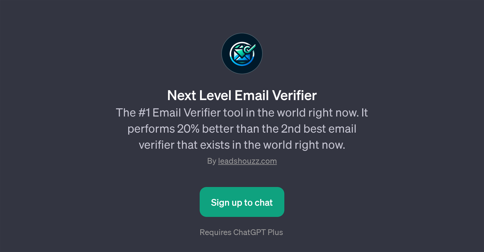 Next Level Email Verifier website