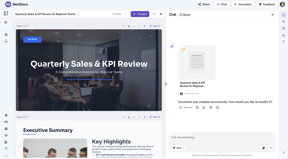 NextDocs.io website
