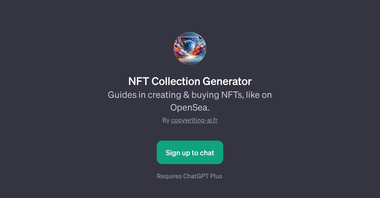 NFT Collection Generator website