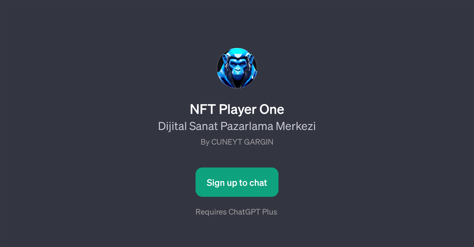 NFT Player One website