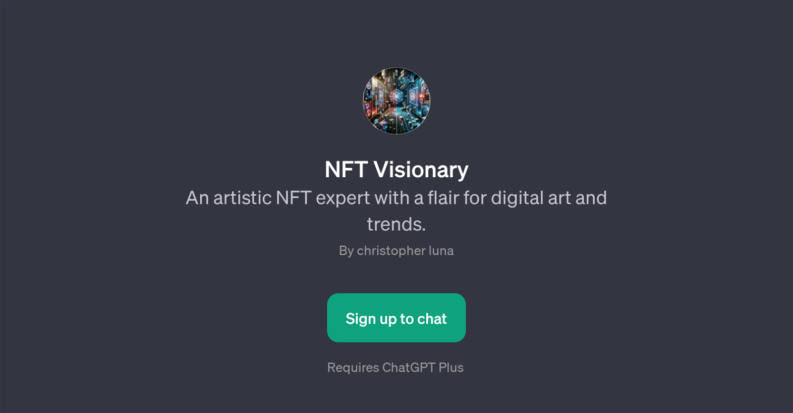 NFT Visionary website
