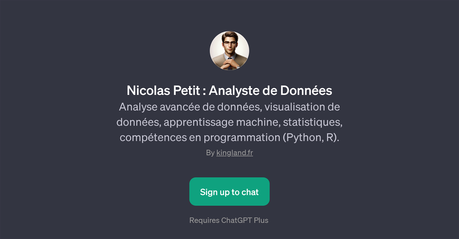Nicolas Petit : Analyste de Donnes website