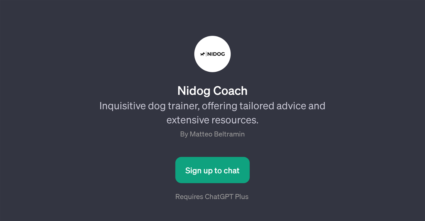 Nidog Coach website
