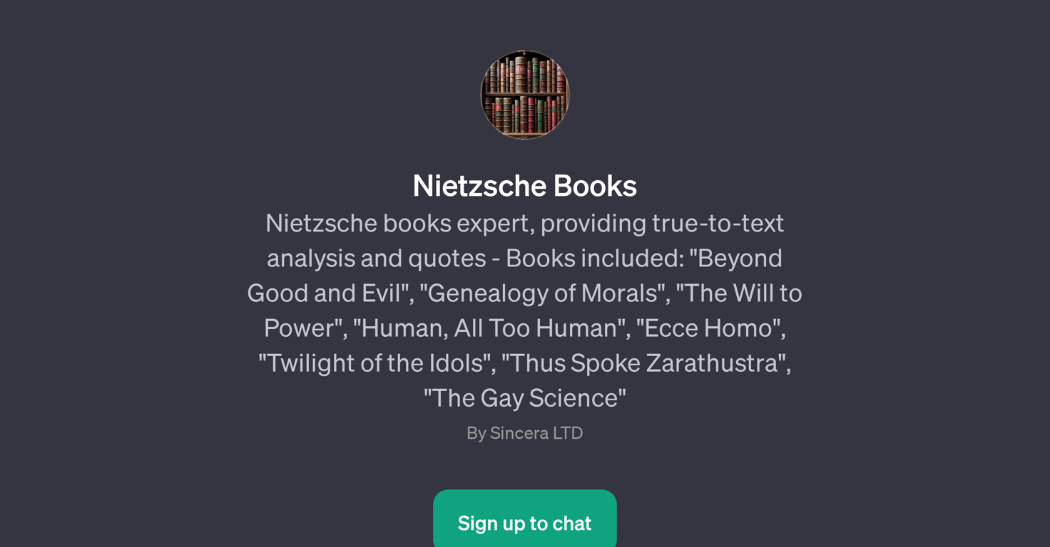 Nietzsche Books website