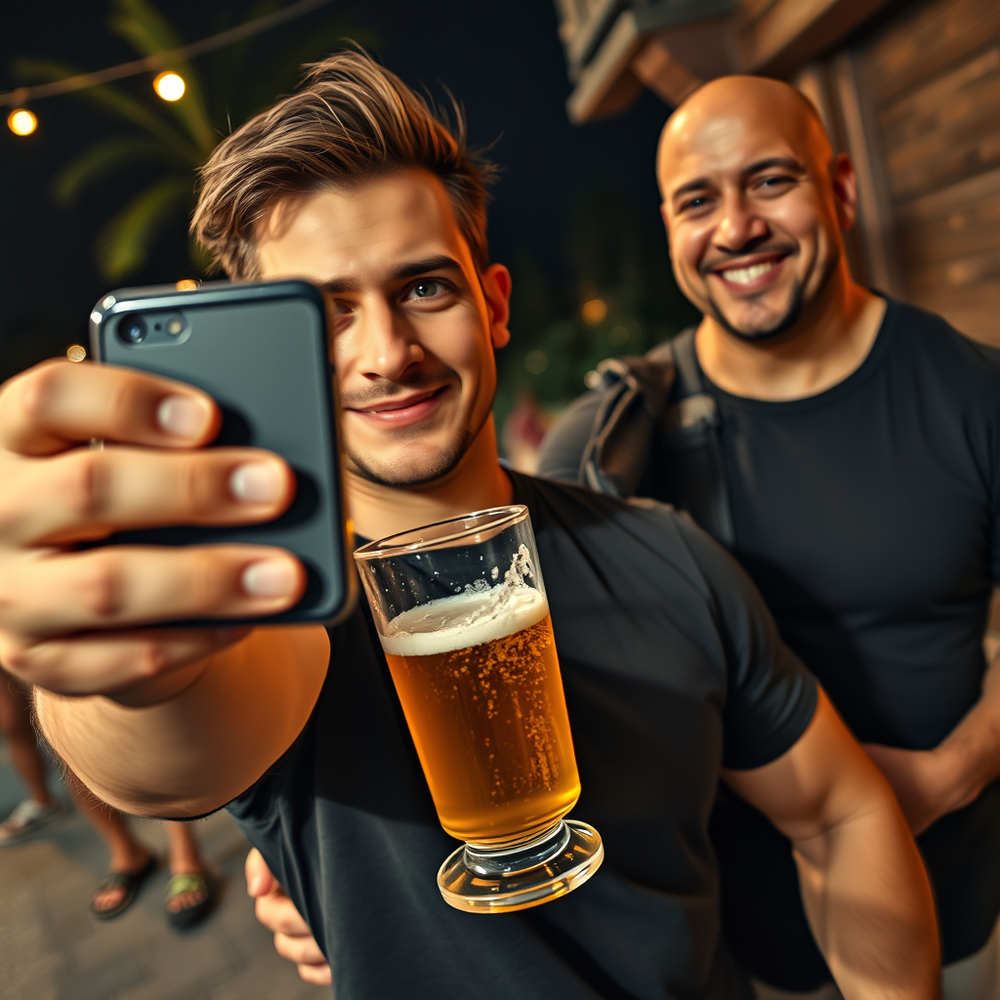 Night Cheers in Copacabana – Ultra-Realistic Selfie website