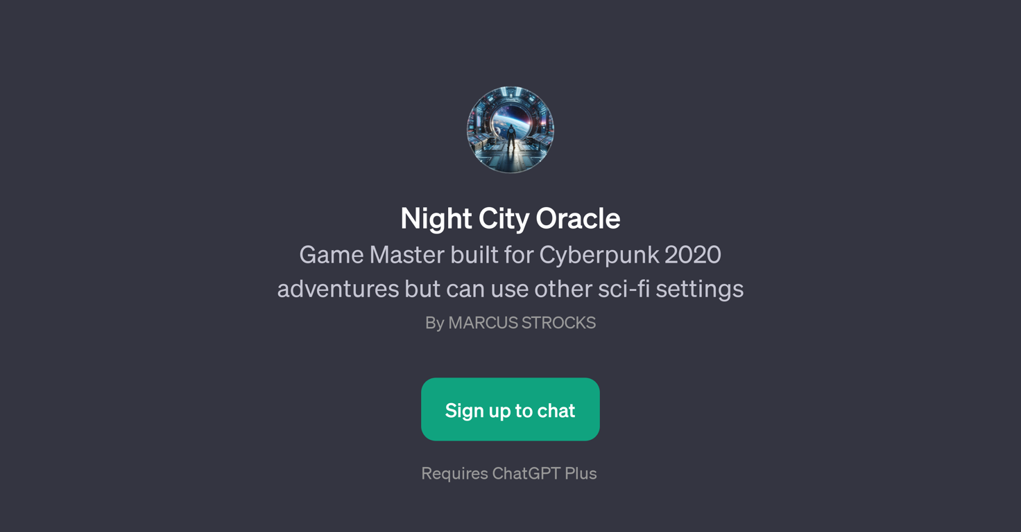 Night City Oracle website