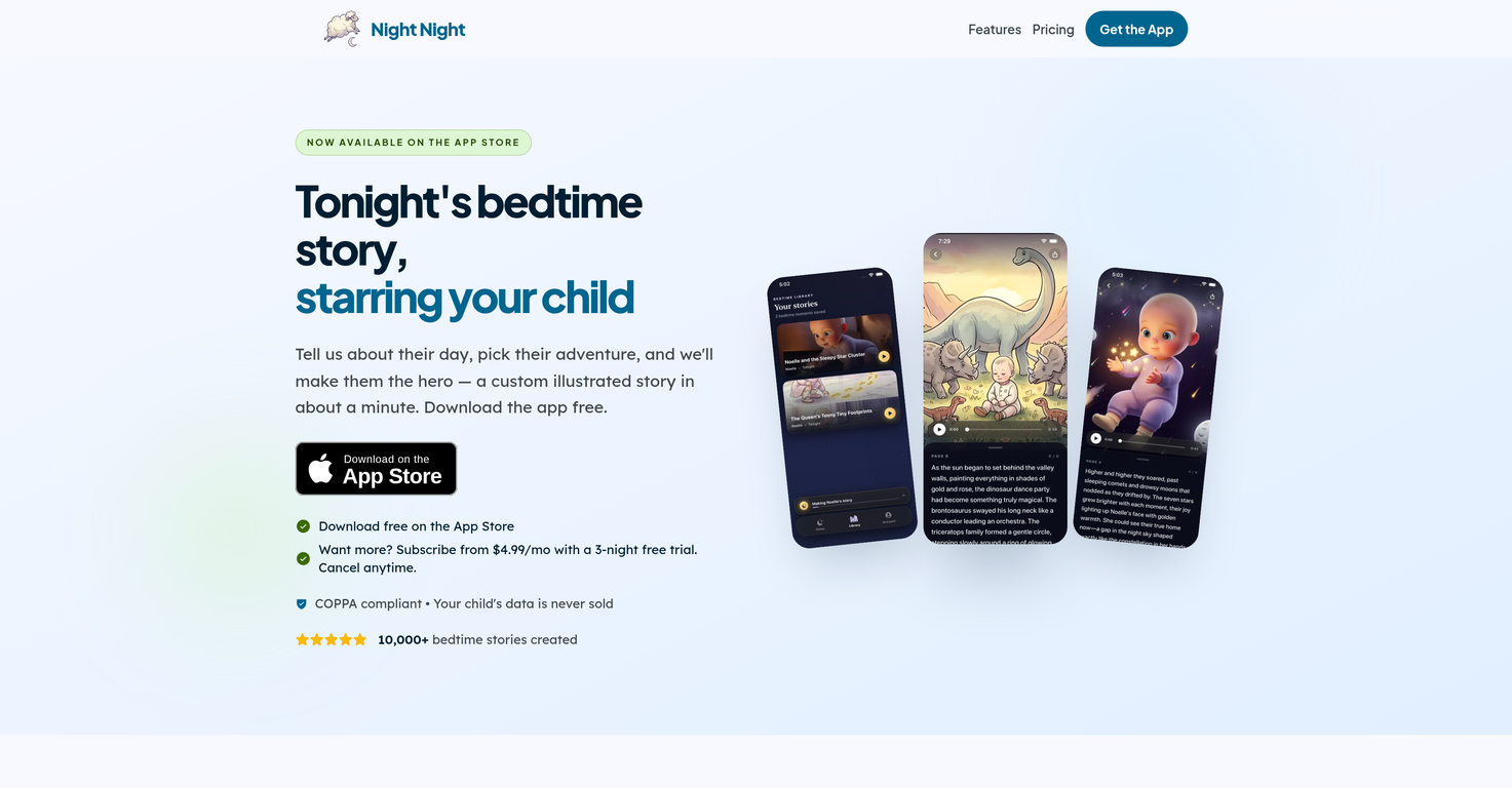 Night Night website
