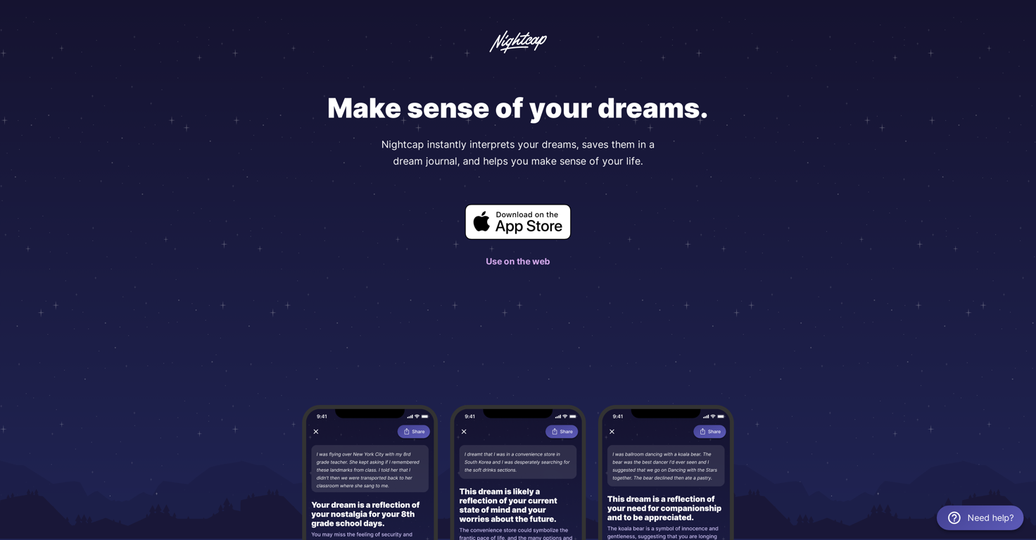 Nightcap website