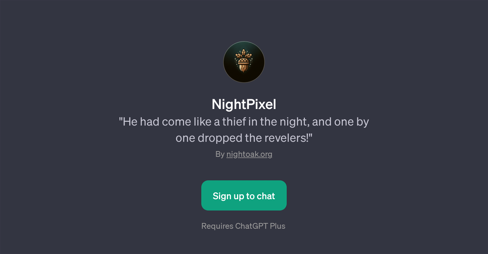 NightPixel website