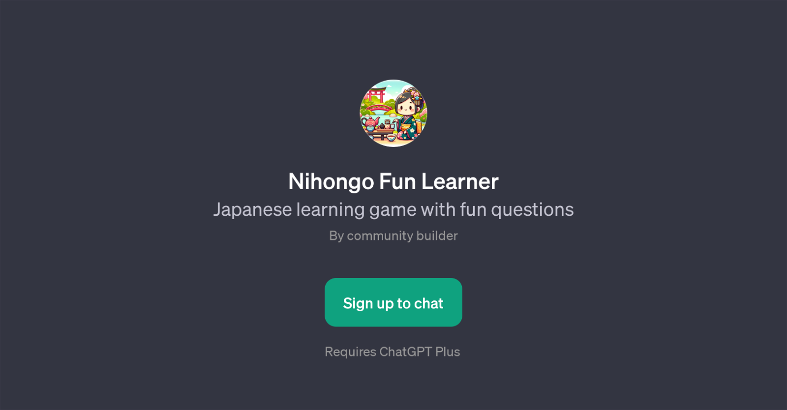 Nihongo Fun Learner website