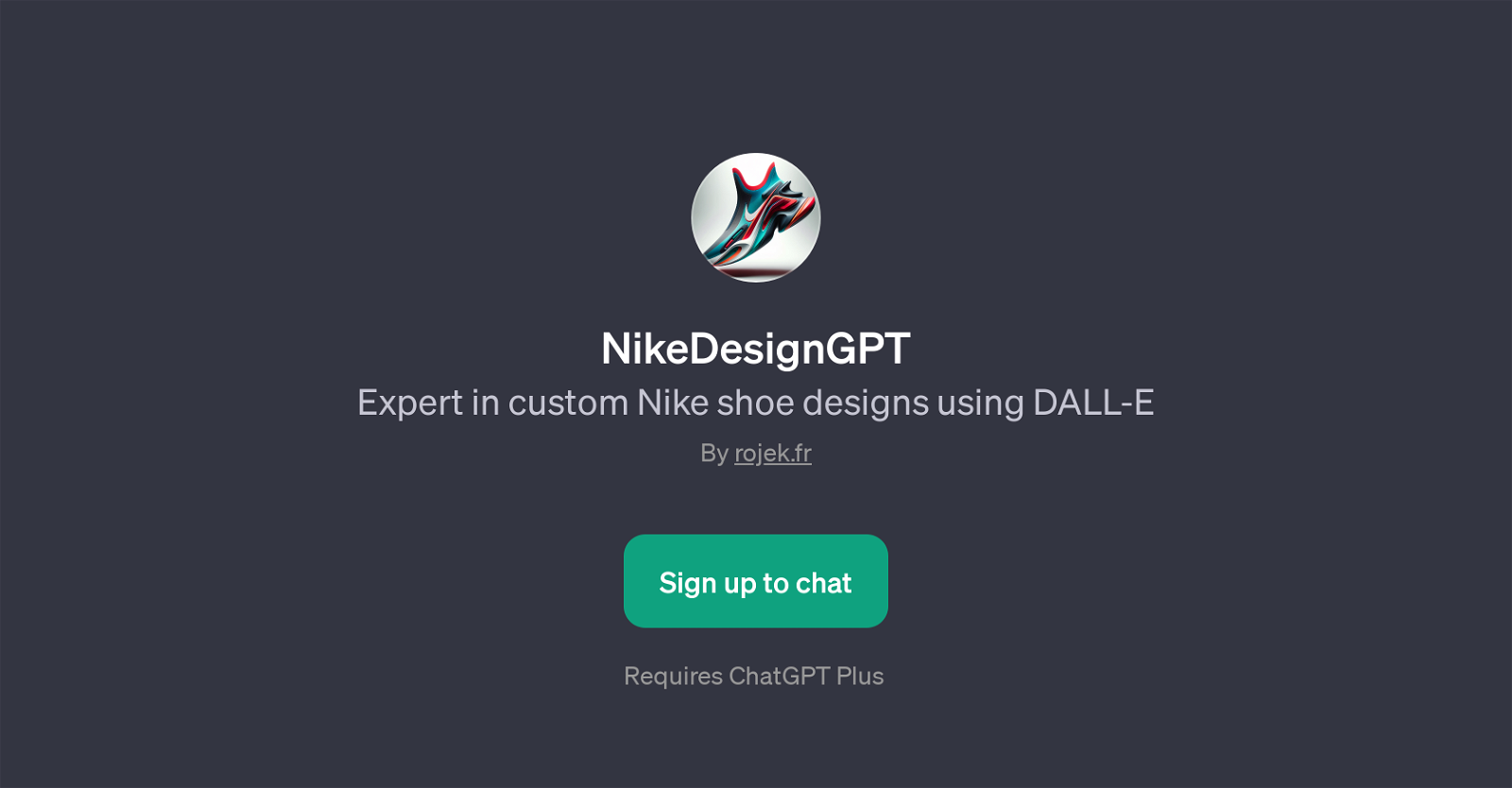 NikeDesignGPT website
