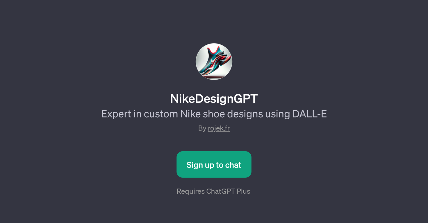 NikeDesignGPT website