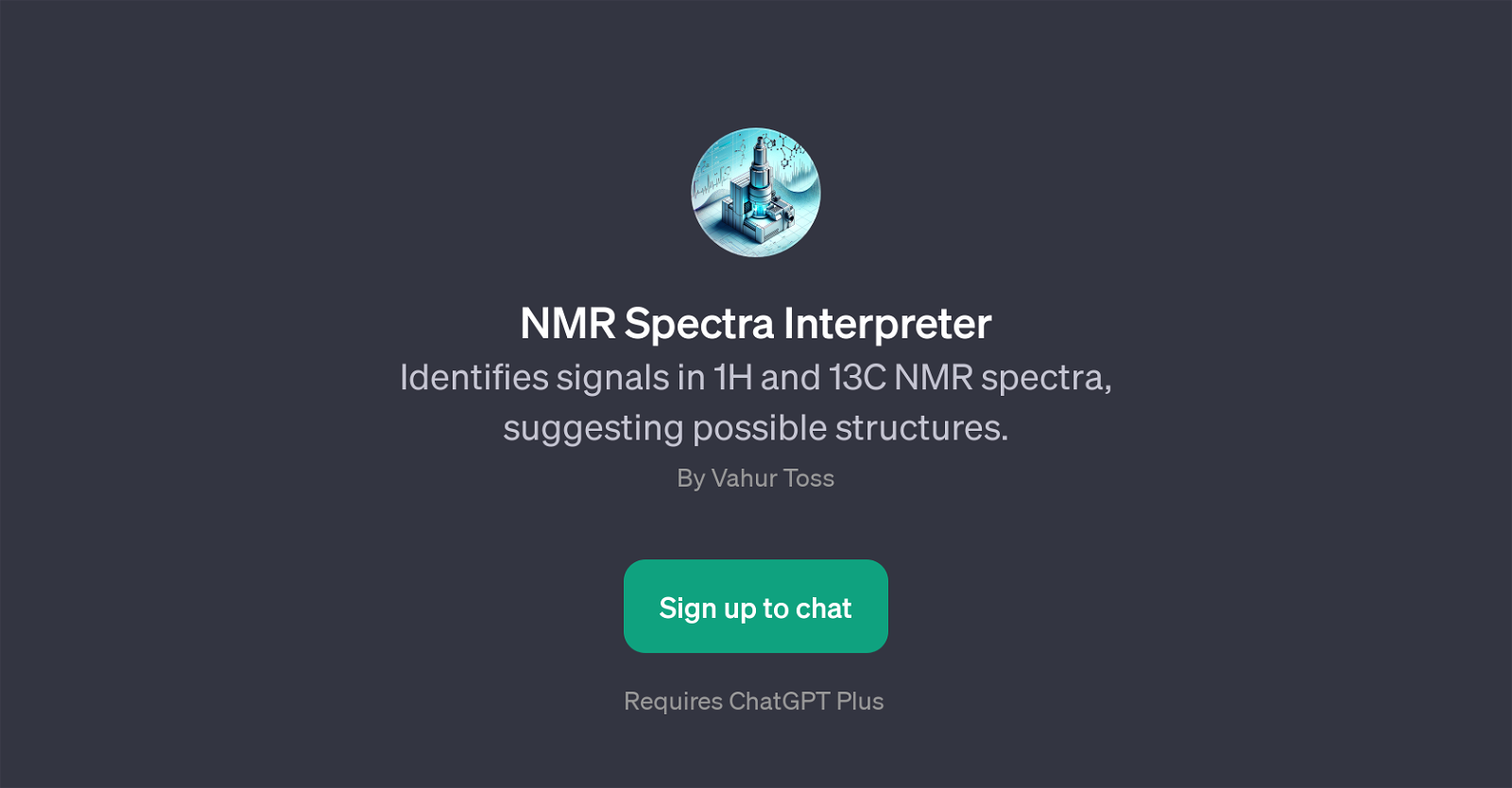 NMR Spectra Interpreter website