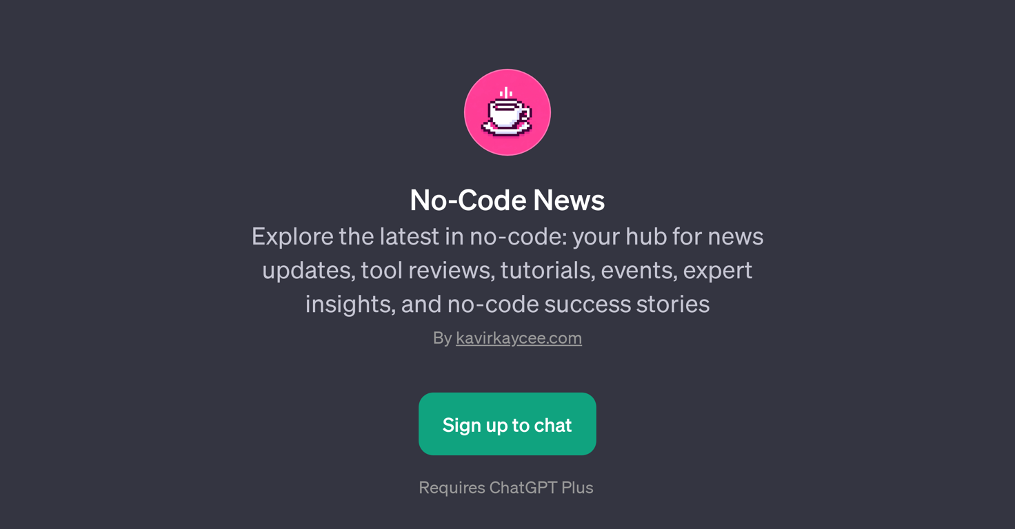 No-Code News website