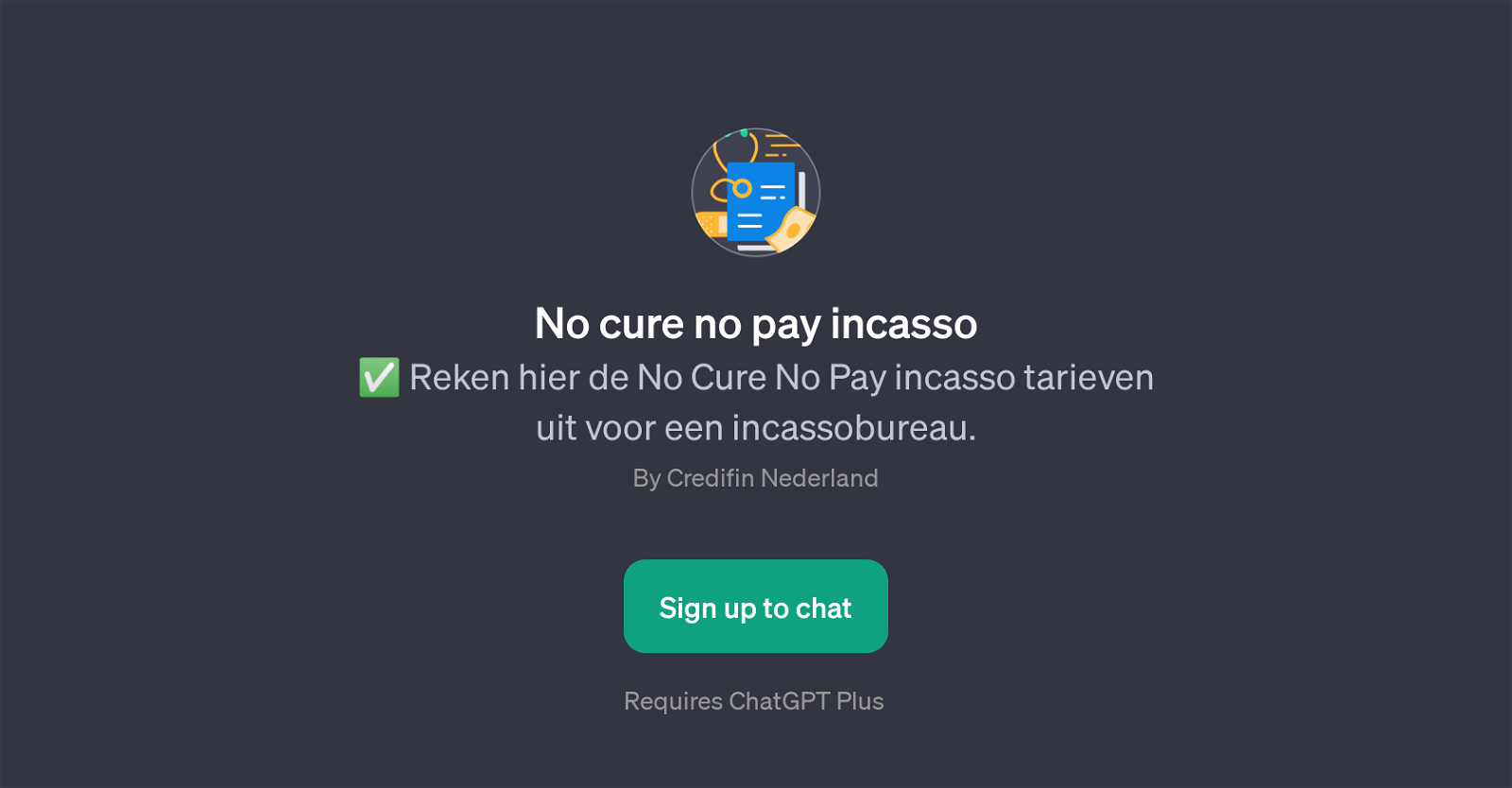 No Cure No Pay Incasso GPT website