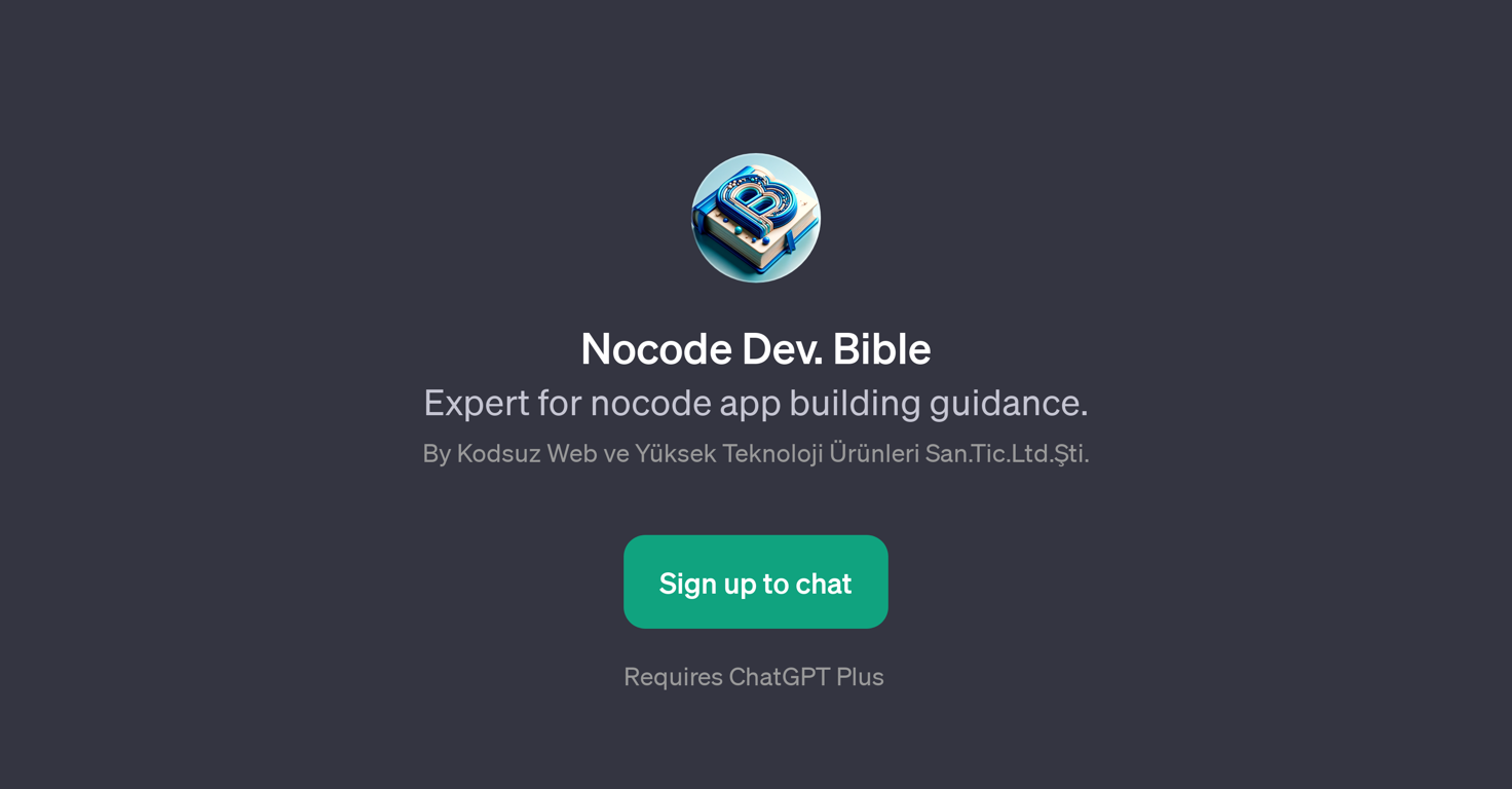 Nocode Dev. Bible website