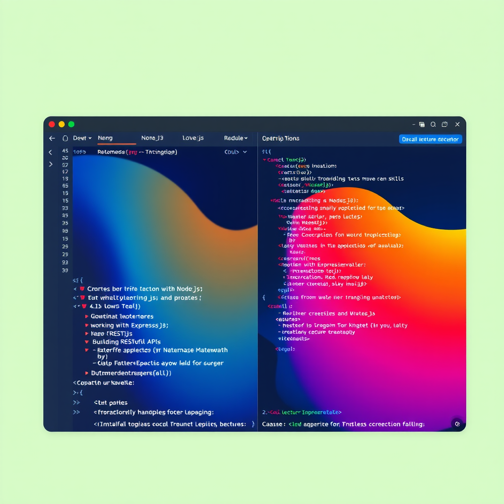 Node js courses website