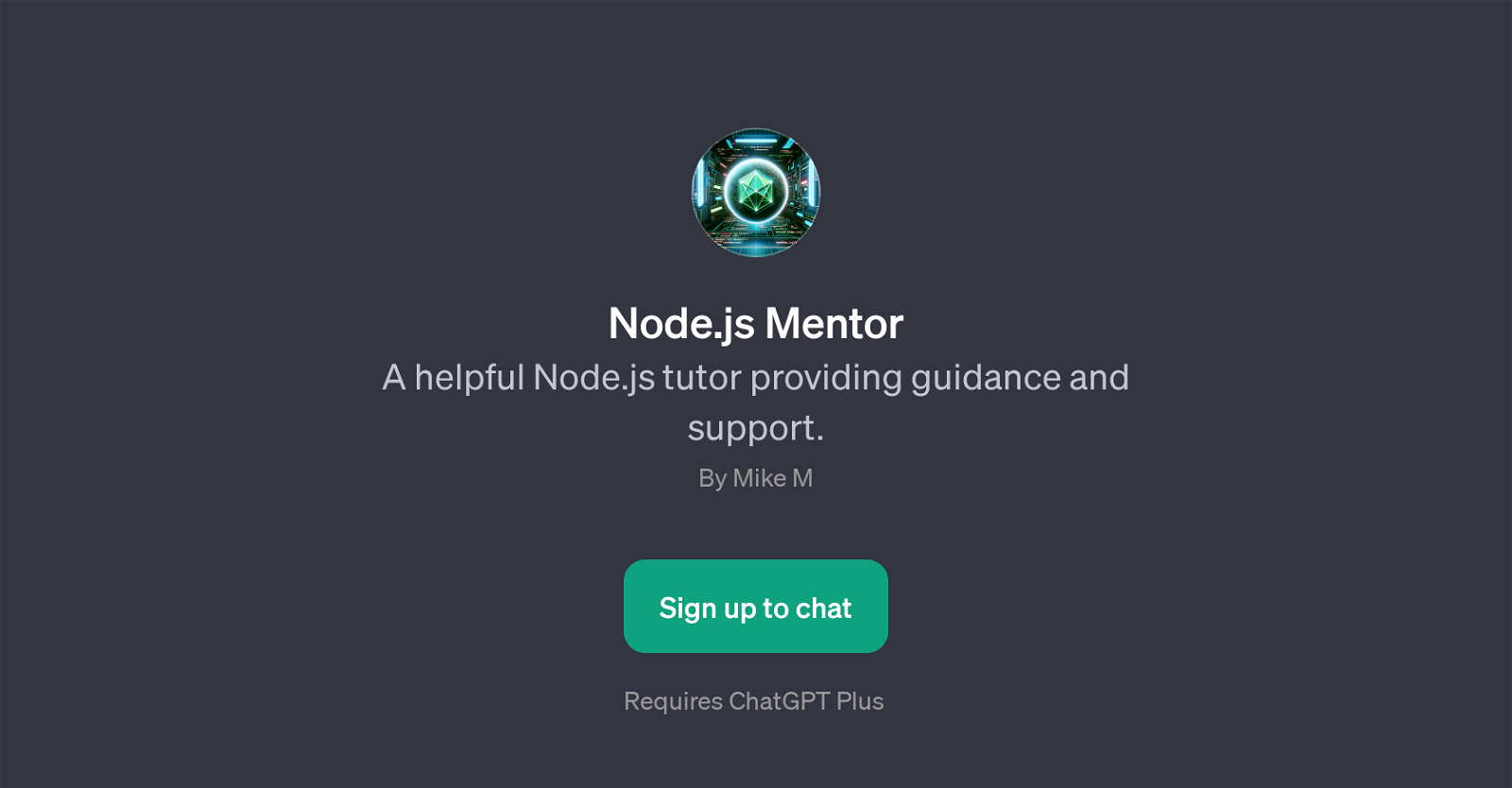 Node.js Mentor website