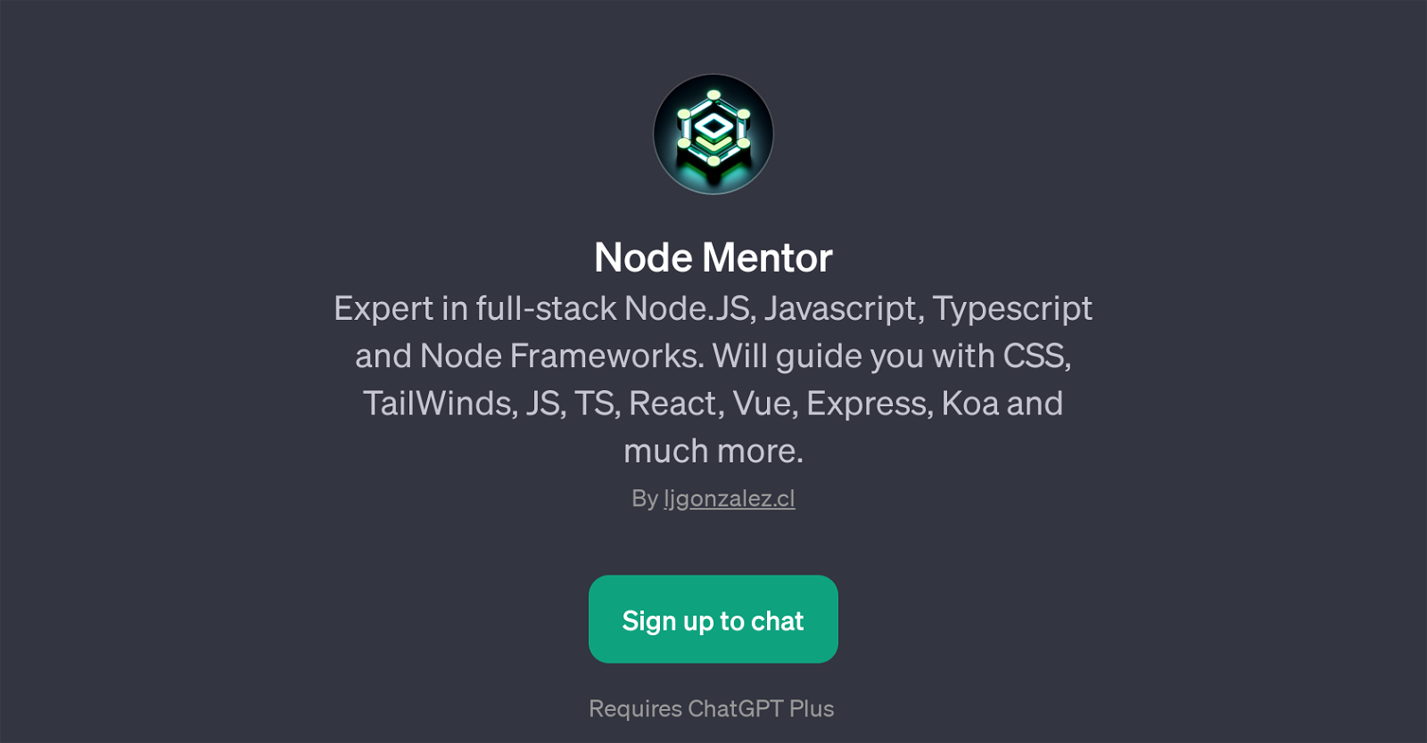Node Mentor website