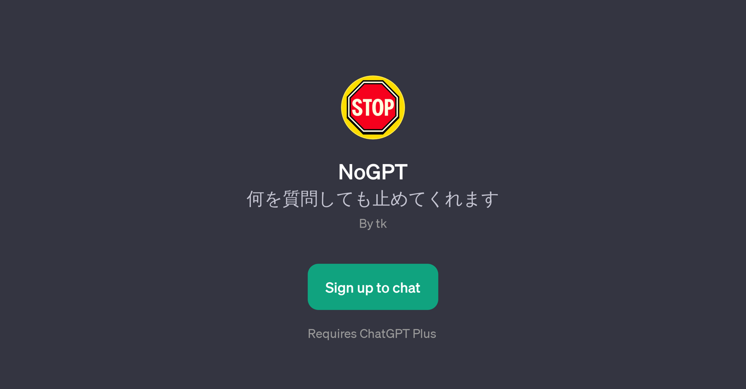 NoGPT website
