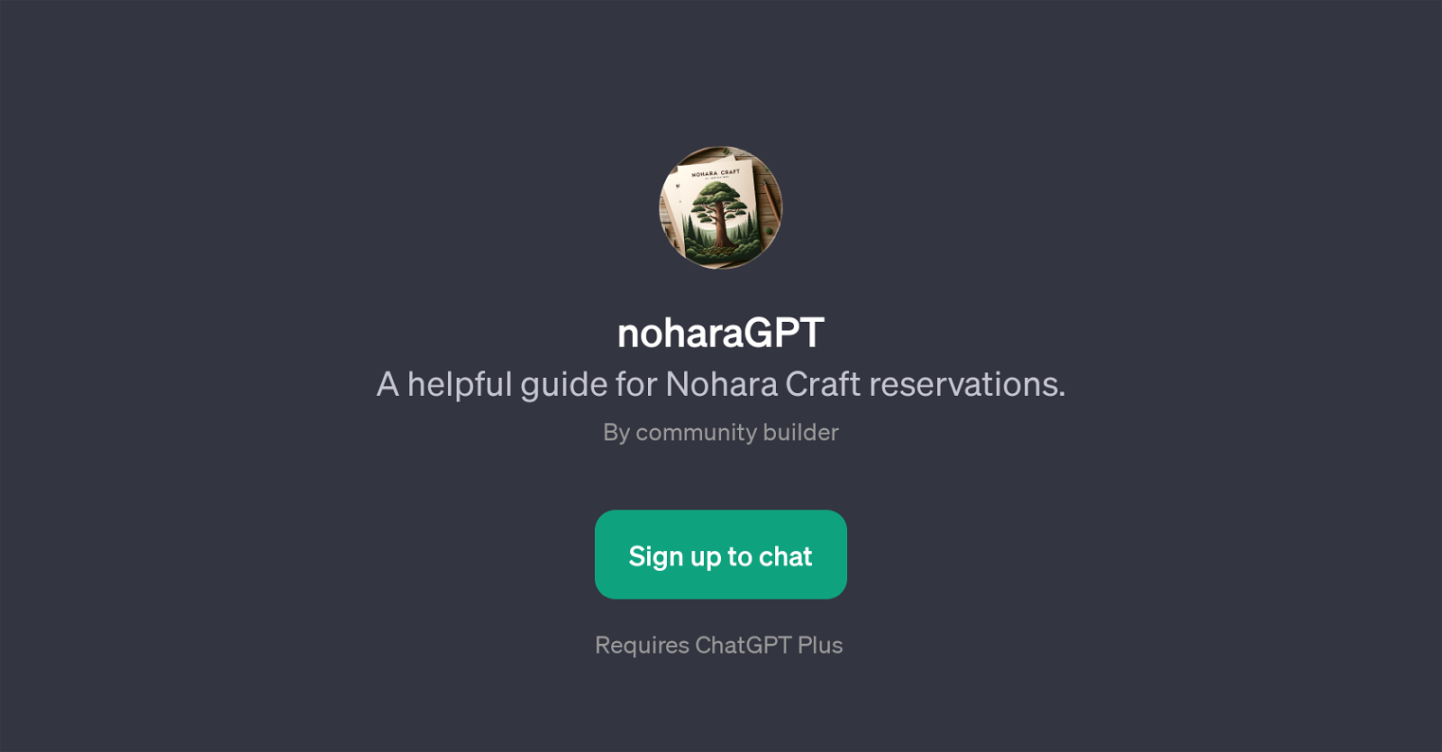 noharaGPT website