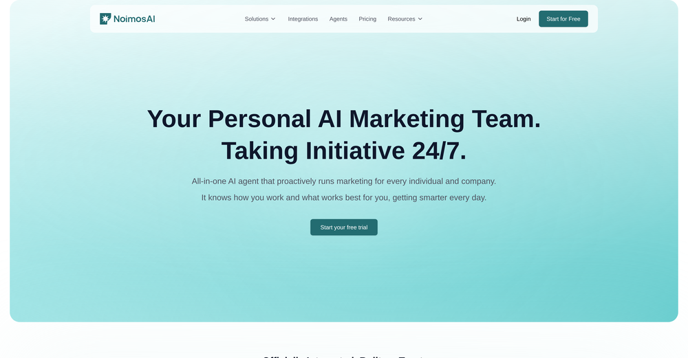 NoimosAI website