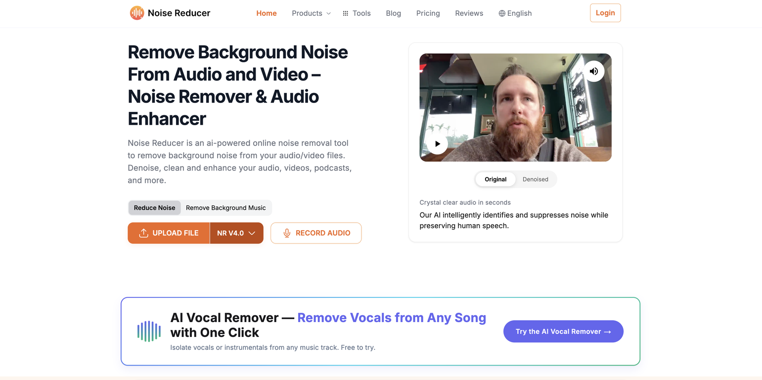 Noise Reducer website