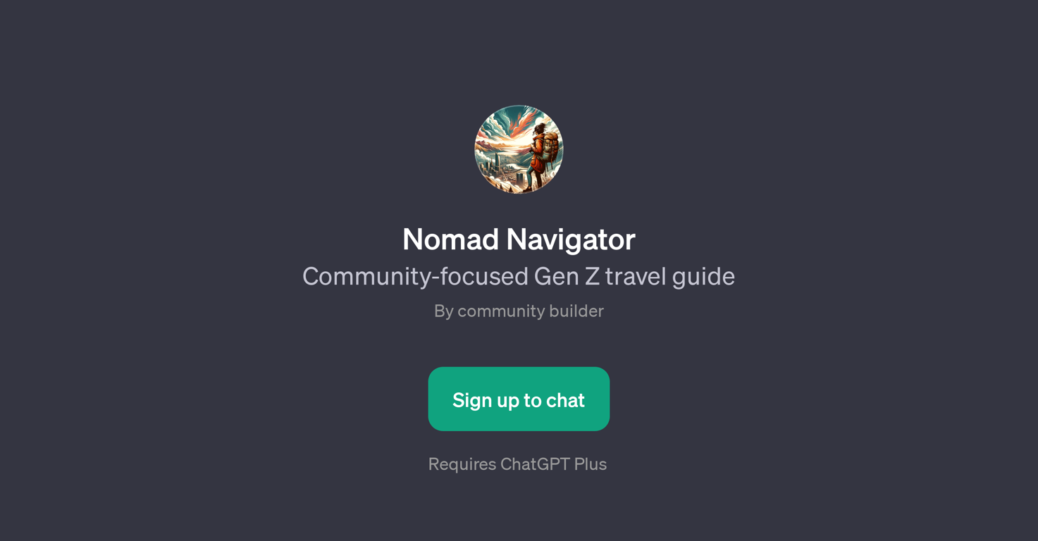 Nomad Navigator website